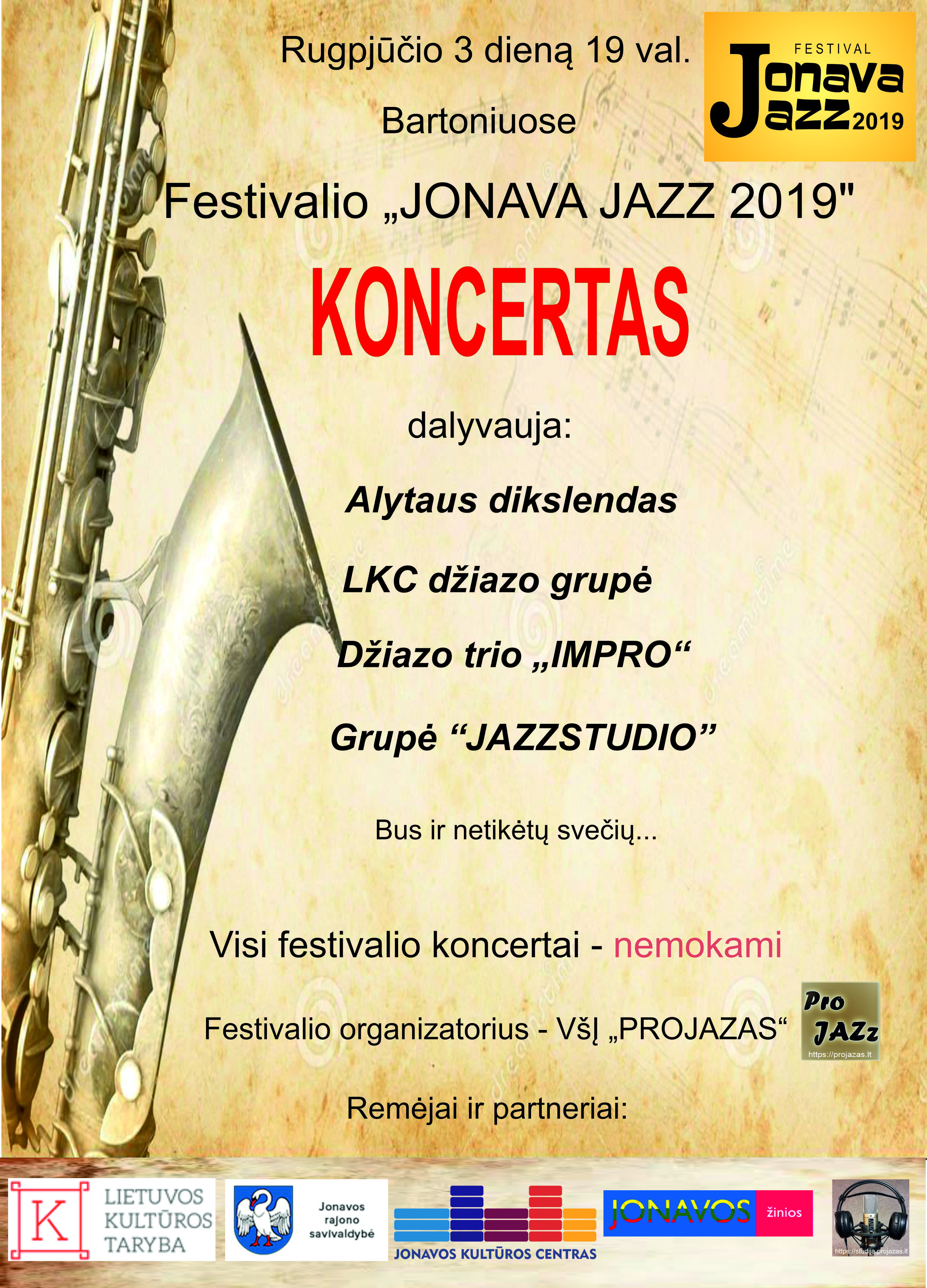 JONAVA JAZZ 2019 Bartoniai(curves) JONAVA JAZZ 2019 Bartoniai(curves)