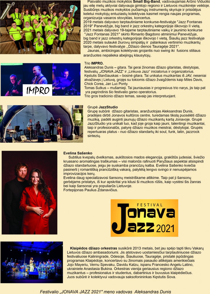 JONAVA JAZZ 2021 skrajūtė+ JONAVA JAZZ 2021 skrajūtė+