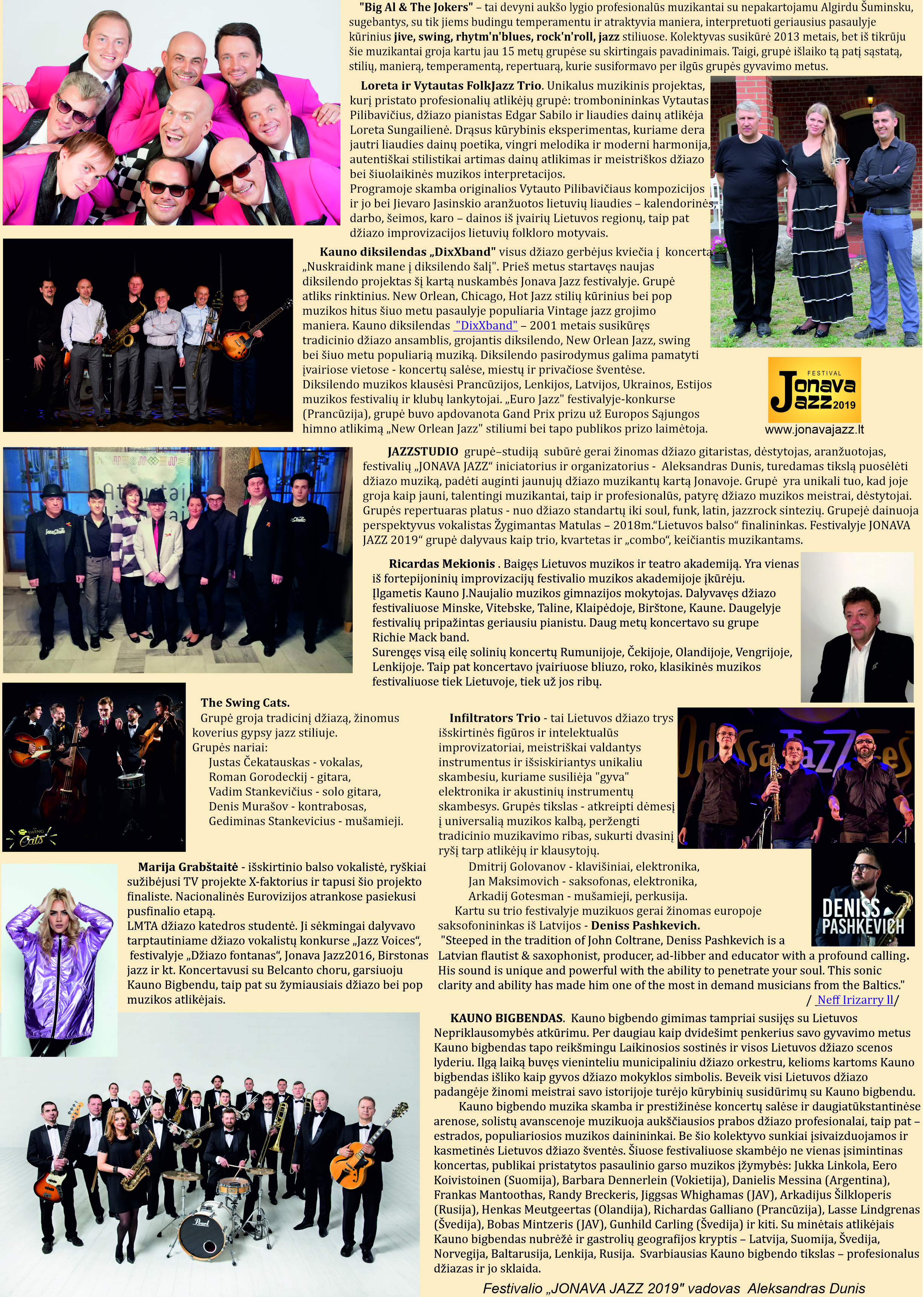 JONAVA JAZZ skrajute JONAVA JAZZ skrajute